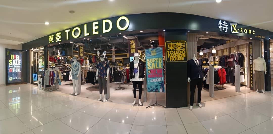 Toledo Fashion KK Branch storefront at Suria Sabah Shopping Mall